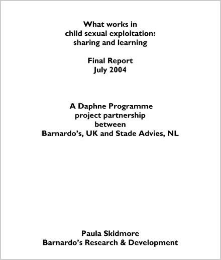 What works in child sexual exploitation: sharing and learning in UK and the Netherlands
