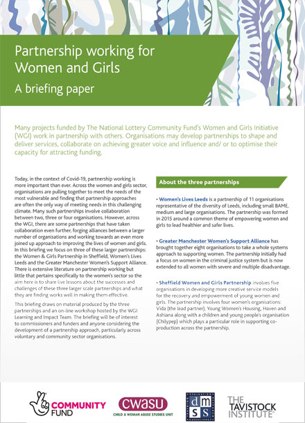 Partnership Working for Women and Girls